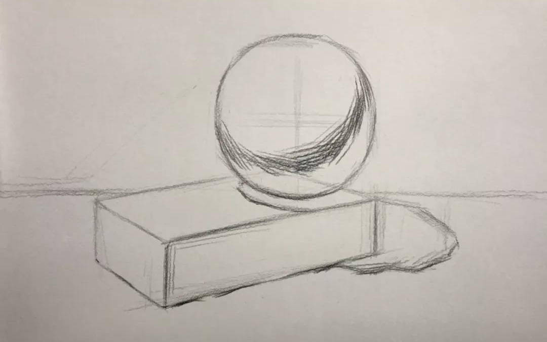 
素描几何体步骤图片 教程视频 简朴的素描静物教程步骤视频【kycom】(图3)